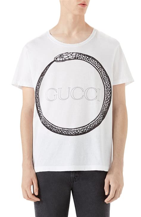 gucci circle snake t shirt